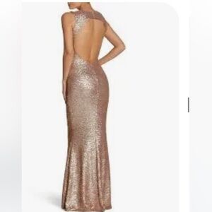 Dress the Population Gold Sequin Dress